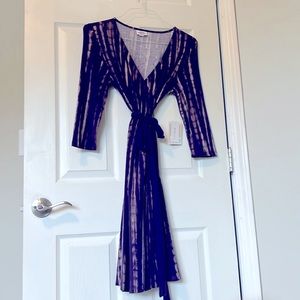 Purple Tie Dye Lularoe Michele dress